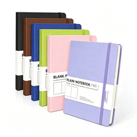 Cuaderno de Bolsillo de Cuero PU de 12 Piezas con Tapa Dura y Banda Elástica, Mini Diario de Colores Surtidos para Viajes, Oficina, Regalo