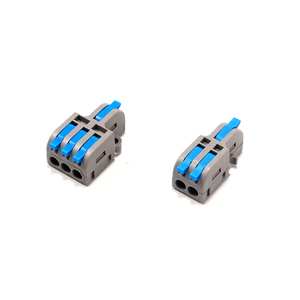 Fabrieksprijs Snelle Push-In Kabel Klemblok Connector Koperen Draad Kabel Hoek Snelle Draad Connector Pc Materiaal Behuizing - Product Image 1