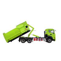 Camion à ordures domestiques Dongfeng 4*2 Diesel, transmission manuelle, état neuf, compartiment amovible, norme Euro 3, garantie 1 an
