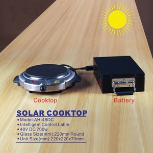 <span class=keywords><strong>Plaque</strong></span> chauffante électrique solaire portable, cuisinière à brûleur unique pour le camping en plein air, les camping-cars et l'utilisation hors réseau - Product Image 6