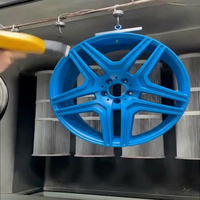 Cabine de peinture en poudre professionnelle à changement de couleur rapide avec système de récupération de filtre industriel et système de nettoyage à jet pulsé