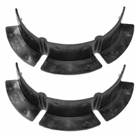 Protection d'angle métallique robuste avec revêtement en caoutchouc, réglable pour le transport flexible de bobines d'acier sur plateau, vente en gros usine