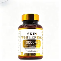 Kapsul Pemutih Kulit 10000mg Vitamin C L-Glutathione Kolagen untuk Perawatan Kulit dan Wajah
