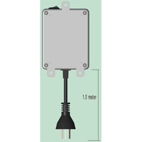 Régulateur de tension électronique automatique monophasé AC Konstar KAB10A-3F-2073-UCD1 10A 50/60Hz avec LED de protection contre les surcharges et les sous-tensions