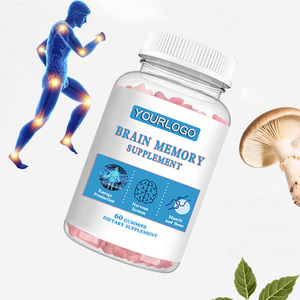 Kapsul Jamur S-Mushroom Lion's Mane <span class=keywords><strong>Chaga</strong></span> Jamur Black Fungus Suplemen Herbal Kapsul Gelatin Keras Vegan Dewasa untuk Otak - Product Image 1