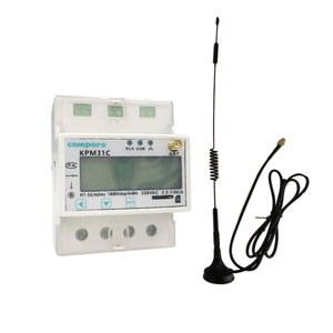 Medidor inteligente inalámbrico GSM 4G, lectura en línea de datos, potencia limitada, riel Din de 1 fase, medidor eléctrico prepago - Product Image 1
