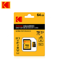 Tarjeta de Memoria Kodak 100% Original TF 128G V30 V60 V90 Tarjeta SD 256GB para Teléfono Móvil Tableta Cámara Gopro
