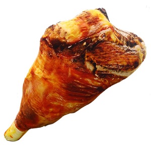 Cojín de <span class=keywords><strong>Peluche</strong></span> con Forma de Pierna de <span class=keywords><strong>Pollo</strong></span> a la Barbacoa, Relleno de Algodón PP, Diseño Creativo, Regalo de Cumpleaños Unisex - Product Image 5