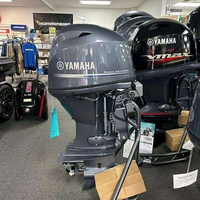 Motor fueraborda Yamaha de 60 HP, 4 tiempos, eje de 20 pulgadas, arranque eléctrico, control remoto