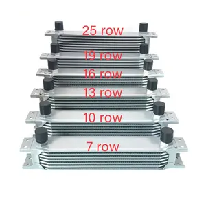 Universel 7 10 13 16 19 22 2528 30 Rangée AN10 En Aluminium Type Britannique De Course Auto Partie de Transmission de Moteur de Radiateur refroidisseur d'huile