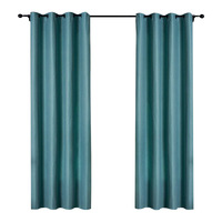 Vente en gros directe usine – Cantonnière en polyester écologique, couleur unie, tissée à la main, moderne, protection solaire et anti-UV, isolation phonique