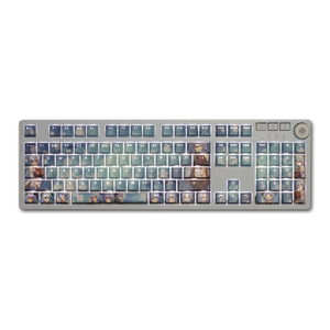 Genshin-Teclado mecánico con 104 teclas, Teclado mecánico con luz de sublimación a través de OEM, para 61 64 75 84 87 98 104 teclas - Product Image 5
