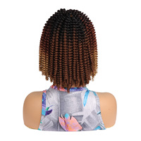 Extensions de cheveux bouclés au crochet style printemps, modèle HRB, très vendues, dreadlocks synthétiques de style afro-européen/américain, résistantes à la chaleur
