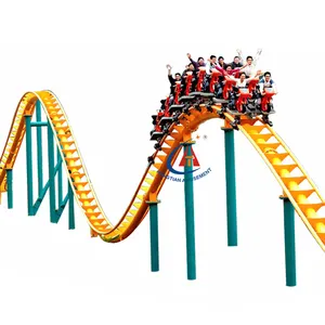 Zhengzhou Extreme Thrilling And Fun Fair Ground Rides Roller Coaster For Sale
