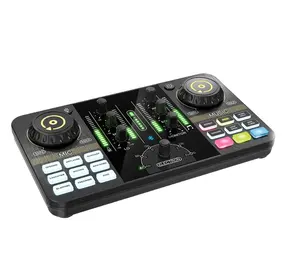 Bán hàng nóng Studio DJ Mixer BKS-10 Card âm thanh giao diện âm thanh cho truyền thông trực tiếp hoặc ca hát
