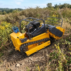 Trituradora de Césped a Control Remoto con Orugas y Motor sin Escobillas HD459-100S, 40 Cuchillas, Altura Ajustable de 3-15 cm, Grado Industrial, 28V, 4 Tiempos - Product Image 2
