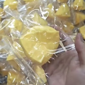 Handmade Cheese Ball Stress Toy 4.5Cm Tpr Squeezeable Fidget For Kids And Adults - Product Image 4