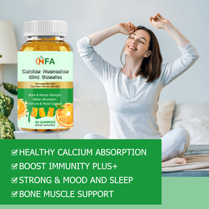 Lower MOQ Immune Support Gummy Candy Calcium Magnesium Zinc Gummies with Ashwagandha Root for Bone & Muscle Strength - Product Image 6