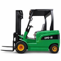 Chariot élévateur électrique de 2 tonnes pour le déplacement de palettes en entrepôt, la logistique intérieure, le chargement en usine et l'équipement de manutention industrielle
