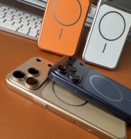 Nouveauté - Étui ultra-fin pour iPhone 16 Pro Max - Compatible avec la charge magnétique, protection de l'objectif de l'appareil photo et sensation originale