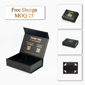 Scatola Regalo Pieghevole di Lusso con Chiusura Magnetica e Logo Personalizzato, Basso MOQ - Product Image 4