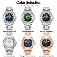 Montre à quartz pour homme POEDAGAR 925 de luxe, bracelet en acier inoxydable carré, cadran bleu ultra fin, étanche, lumineuse