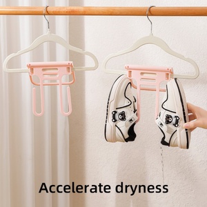 Double Hook Outdoor Windproof Hook <b>Rotating</b> <b>Shoe</b> Hanger Plastic <b>Shoe</b> Dryer Hanger Hanging <b>Shoes</b> Drying <b>Rack</b> Organizer Household - Product Image 6