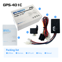 Dispositivo rastreador GPS LBS 2G 4G a prueba de agua para coche, motocicleta, bicicleta, dispositivo de rastreo GPS en tiempo real COBAN GPS401 mini rastreador GPS 4G