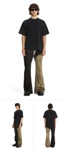 MT2630 Fabricant de vêtements personnalisé 260 g/m² 100% coton T-shirts vieillis T-shirts noirs surdimensionnés pour hommes - Product Image 6