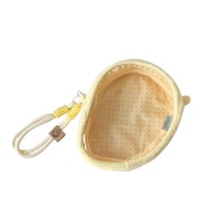 Sac de rangement transparent 3D Kpop Cartoon Fruit pour bébé et étudiant, sac de voyage extérieur mignon en peluche, porte-clés