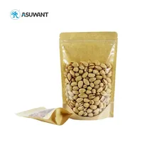 Emballage biodégradable imprimé sur mesure Offres Spéciales écologique, sachet en papier Kraft brun recyclé de qualité alimentaire, Sachets vides