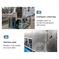 Industriële professionele voedsel-lyofilisator productielijn 100kg fruit- en groente-vriesdroger prijs