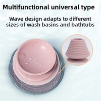 Bouchon universel pour baignoire, bouchon de lavabo, bouchon anti-fuite pour lavabo, couvercle d'étanchéité pour drain de sol, réglable, moderne et minimaliste