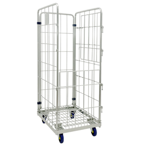 Carrello Portabiancheria con Ruote Silenziose RB416, Cesto Portabiancheria con Struttura in Metallo, Design Pieghevole per Uso Domestico - Product Image 1