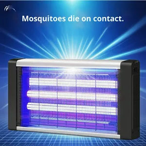 Lámpara LED ecológica para matar <span class=keywords><strong>mosquitos</strong></span> IP65 nominal 220V comercial montado en la pared Bug Zapper con descarga eléctrica para <span class=keywords><strong>mosquitos</strong></span> - Product Image 4