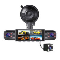 Meilleure caméra de tableau de bord de voiture WiFi 4 canaux 1080P, caméra avant, arrière, intérieure, latérale, DVR, vision nocturne, enregistreur vidéo de voiture