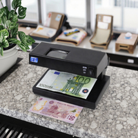Détecteur de Faux Billets Portable UV DC-2138 pour la Détection de Faux Rupiah avec Vérification du Filigrane pour la Vente au Détail et en Gros