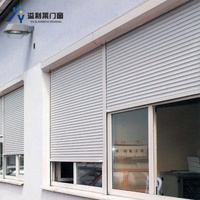 Persianas enrollables ocultas horizontales y verticales de metal para exteriores, fabricadas en China, ventanas eléctricas automáticas de aluminio antirrobo