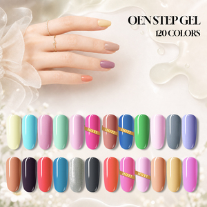 ORCHID FOX Vernis à ongles UV de couleur premium à séchage rapide, sans base ni top coat, 3 en 1, gel en une seule étape - Product Image 1