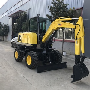 Excavatrice tout-terrain Th40t de 4 tonnes, entièrement fonctionnelle, engin de construction à roues motrices, pelle pour travaux de terrassement - Product Image 5