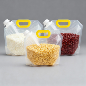 Custom Printed Redill 1.5L 2.5L 5Liters Liquid Brverage Beer <b>Drink</b> <b>Stand</b> up Pouch with Spout 5l Nylon Water Bag With Handle - Product Image 1