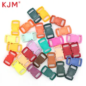 Kjm Nhà Máy Giá Tùy Chỉnh Màu Mini Nhỏ 10Mm Side Phát Hành Khóa Clip Mèo Cổ Áo An Toàn Cong Nhựa Khóa