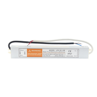 30W 24V Ultra İnce IP67 Su Geçirmez Tek Çıkışlı LED Sürücü Yüksek Verimli AC-DC Güç Kaynağı Endüstriyel LED Şerit Işıklar için