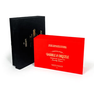 Aangepaste Rode Zwarte Fluwelen Magnetische Papieren Doos Voor Parfum Glazen Fles Doos Met Luxe Goud Folie Stempelen - Product Image 2