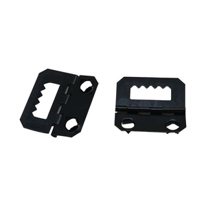 Back Panel Hinge Support Feet 8320 Black Double Hole Hinge Bracket Picture <b>Frame</b> Hardware Iron Wall <b>Mount</b> Rectangular - Product Image 3