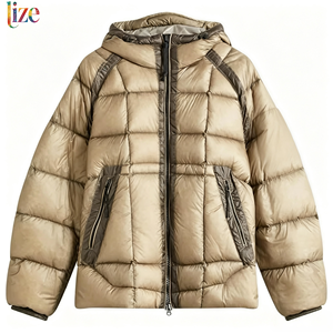 Lize Giacca Imbottita Premium con Cappuccio in Piuma d'Oca di Alta Qualità per Uomo - Product Image 3