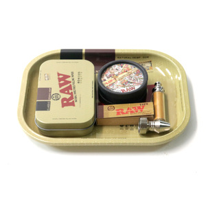 อุปกรณ์สูบบุหรี่<span class=keywords><strong>ราคา</strong></span>ถูก ชุดบดสมุนไพร ถาดมวนบุหรี่ <span class=keywords><strong>Backwoods</strong></span> Cookie RAW พร้อมดีไซน์แบบกำหนดเอง - Product Image 4