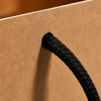 Sacs de courses en papier kraft avec poignées - Emballage cadeau écologique, biodégradable et durable pour la vente au détail