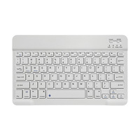 Keyboard Nirkabel Senyap Isi Ulang, Keyboard BT Mini Universal untuk iPad, iPhone, Tablet, Laptop
