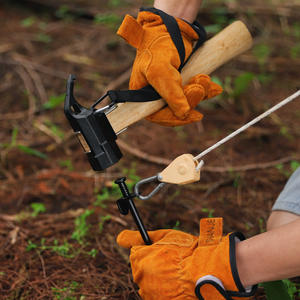 Marteau à clous de tente Tiger Shark en cuivre avec manche en bois pour tente, bâche et terrasse – Idéal pour le camping en extérieur - Product Image 4